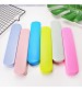 Bộ đũa thìa dĩa cá nhân ăn trưa văn phòng tặng hộp đựng màu trơn tùy chọn (DTD06)